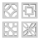 3D panels No. 324, No. 325, No. 326 and No. 327