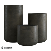 Concretika Collection Planters Topper midnight Om