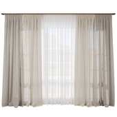 Curtain 30/ Curtains linen