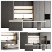 kitchen cabinet with island 01