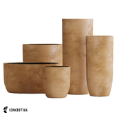 CONCRETIKA collection of planters VERANDA color OM