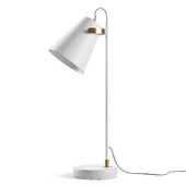 Marble White Desk Lamp by COX & COX