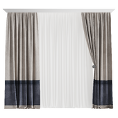 Curtains for hidden curtain rods