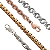 Metal chain/chain with carabiner clasp