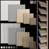 Wooden blinds for windows and doors
