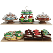 Christmas cupcakes and mini desserts