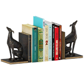 Book holder Greyhounds with books