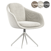 Textile Light Gray Gambl Chair
