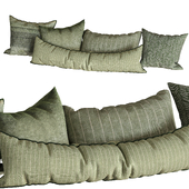Green Pillows Set