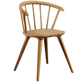 Chair Krise (wood/white/black), Trise collection, La Forma