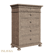 OM Chest of drawers high with 5 drawers St. James