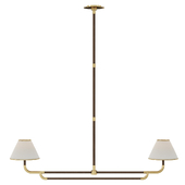 Rigby Large Linear Chandelier from Visual comfort