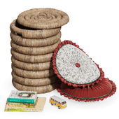 Decorative set for children with a basket Marilo65