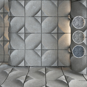 Concrete tile PBR material