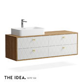 OM THE-IDEA Wall-hung bathroom cabinet WPR 144