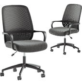 Melva office chair in black