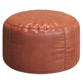 Casablanca Market / Leather Pouf