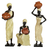 African women figurine set 001