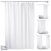 Bathroom curtain set