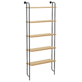 Willow Modular 5-Shelf Wall Unit Individual