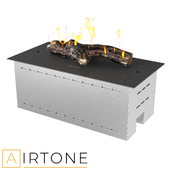 OM Automatic bio-fireplace with volumetric combustion AIRTONE LOG series