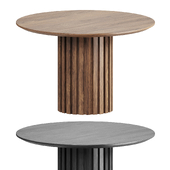 Tactile 47 Round Dining Table in Walnut