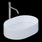Milleau washbasin with mixer tap