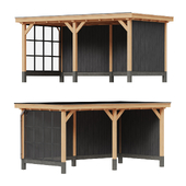 Gazebo Pavilion with window