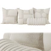 Embossed decorative pillows 202
