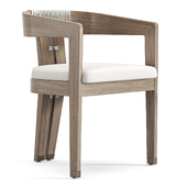 Maryl III Flax Weave Upholstered Armchair