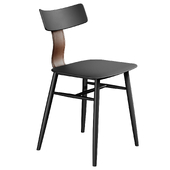 Dining chair ANT black/white