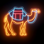 Camel Neon Sign