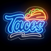 Mexican Tacos Neon Sign