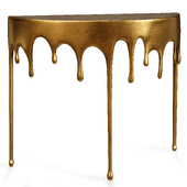 Gold Drip Console Table | Rockett St George
