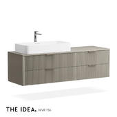 OM THE-IDEA Wall-hung bathroom cabinet WVR 156