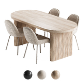 dining set for the interior 010