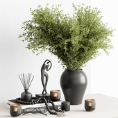 Vase and Plant Decorative Set 140