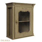 OM Single door wall cabinet with glass in classic style