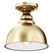 Chandelier Metal Bell Flush Mount Lighting Fixture