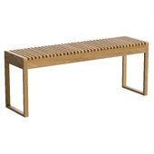 Relaxdays Bamboo Wooden Bench