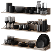 Decorative set of kitchen utensils 004 | Decor set Kitchen Utensils