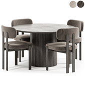 Bay Chair, Hill Table Dining set