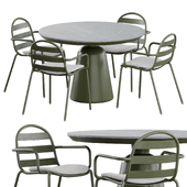 Dining set with Tudons and Joncols by Kave Home