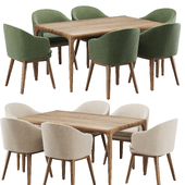 Dinning chair and table100
