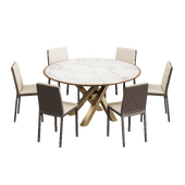 Riflessi Sveva Chair and Shangai Round Table 02