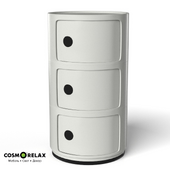 Cabinet Cosmo Componibili with 3 compartments 32x59