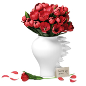 Тюльпаны в вазе Parkwood от hpdecor