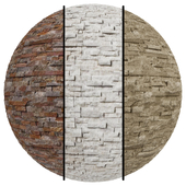 FB930 stone Facade coverings,Amber | 3MAT | PBR | Seamless