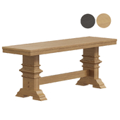 South Hill Baluster Base Bench