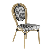 Wicker Plastic Chair for Garden and Patio